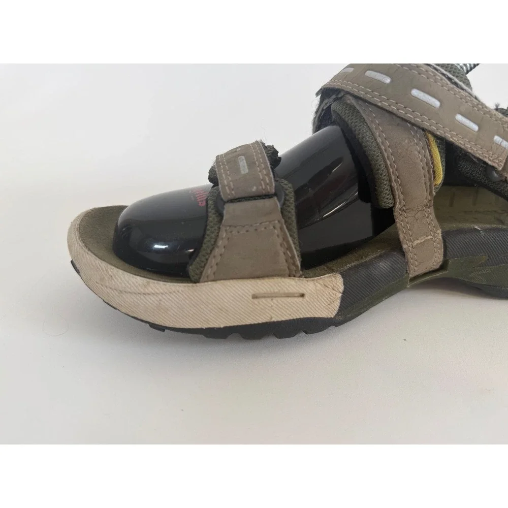 Teva Sandals Men's 9‎ Terra Fi Trail Outdoor Hiking Velcro Sport Brown Green